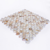 Natural Color Fish Scale Mini Fan Ship Shell Mosaic Mother of Peral Mosaic Tiles