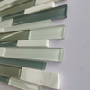 Long Strip Mixed Size Color Crystal Glass Mosaic Tile