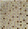 Mini Square Shape Mosaic Glass Sheets Crystal Ice Crackle Glass Mosaic Tiles