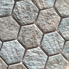 Glass Hexagon Different Color Tile Kitchen Wall Bathroom Backsplash Solid Glass Mosaic Tiles