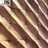 Wood Wall Mosaic tile Customized Design Timber 3D Laminated Wood Siding Decorative Panel Planks Wooden Mosaics