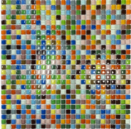 Colorful Glass Mosaic Glass Use for Wall Backsplash And TV Background And Bath Room Wall Glassed Mosaic